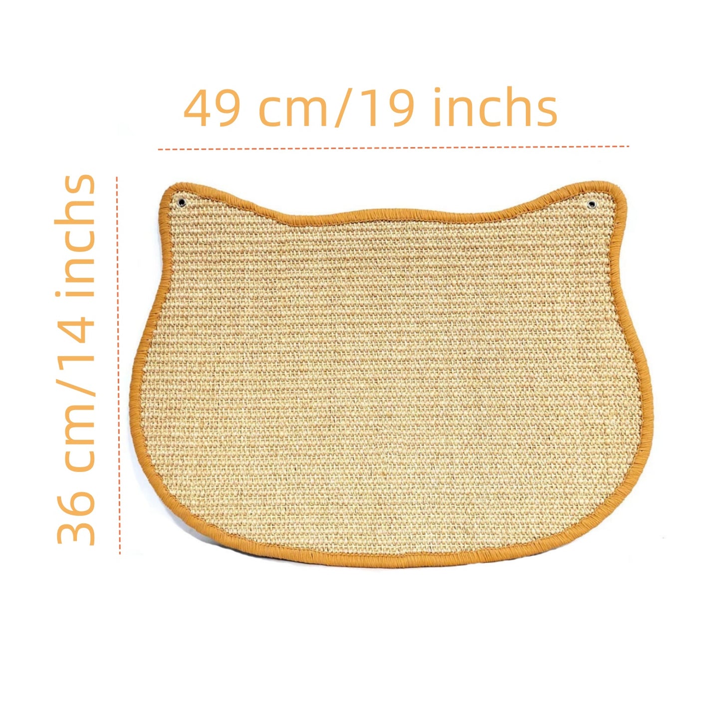 Cat Head-Shaped Sisal Scratcher: Natural Fiber, Customizable Design, Safe, Durable, and Claw-Resistant