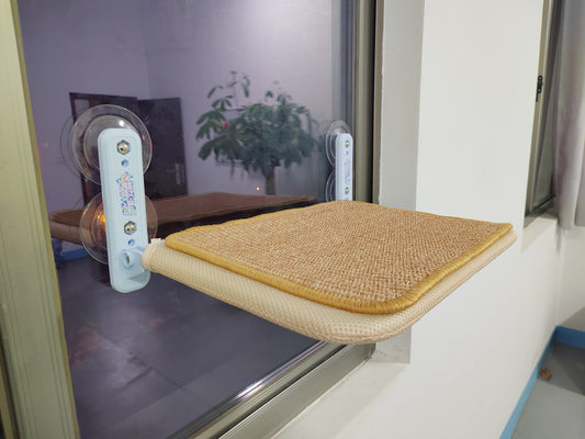 Portable Cat Mat for Windows: Travel-Friendly, Space-Saving, Secure, and Comfortable