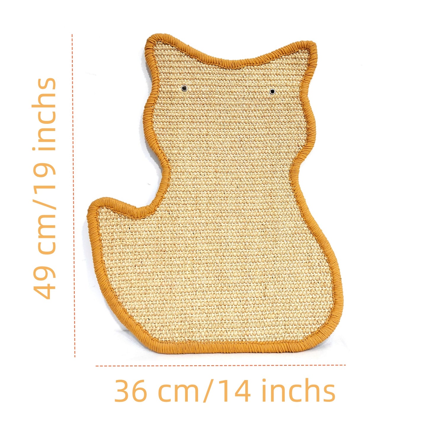 Fun Cat-shaped Sisal Cat Scratching Board, Unique and Novel Design, Made of Natural and Healthy Material, Wear-resistant and Durable